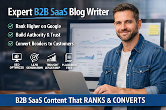 write b2b saas blog posts that rank and convert