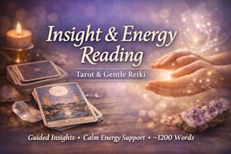 provide a tarot reading with gentle energy support for deeper clarity