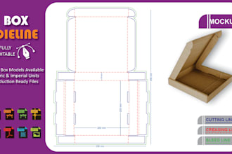 design box dielines from my 100 model catalog