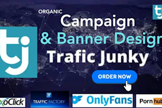 design high converting traffic junky and exoclick adult banner ads