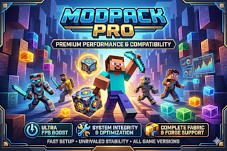 create, fix and optimize modpack minecraft, sever setup, paper, fabric to forge