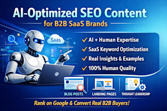 write SEO content for b2b saas brands
