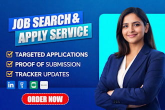 do job search and apply to linkedin, indeed, and company portals for fast result