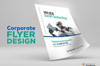 design professional flyer for print and marketing