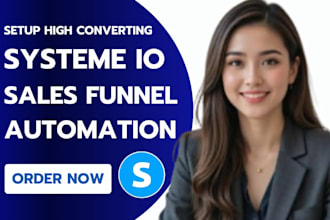 setup systeme io website, systeme io email automations, systeme io sales funnel