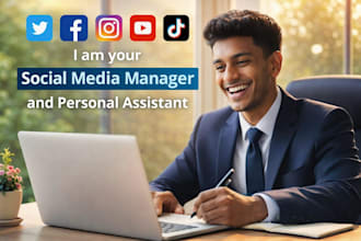 be your monthly social media marketing manager and content creator