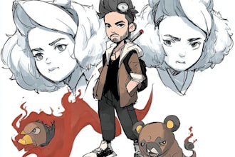 draw cute doodles illustrations