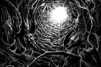 design a metal album cover artwork