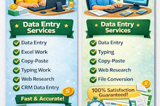 accurate data entry, copy paste and web research