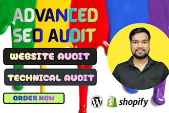 do website SEO audit report, competitor analysis and website audit report