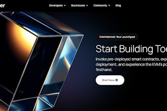 build blockchain education website, smart contract verification, authentication