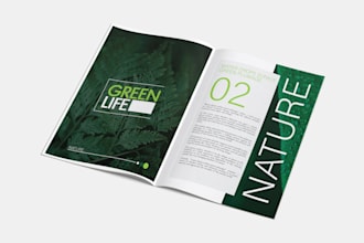 design print ready and online magazine, catalog and booklet layouts