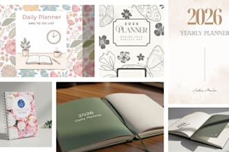 a printable daily planner PDF customized with your details