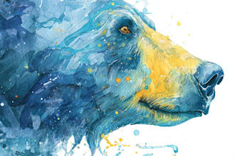 make animal illustrations in watercolor