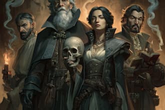 draw your dnd party