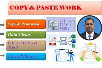 do copy and paste data in ms excel sheet and word