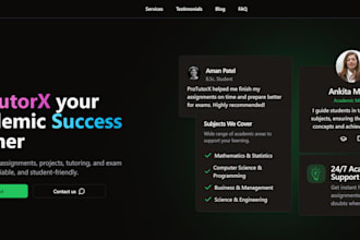 create a responsive landing page