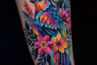 draw custom tattoo designs black and grey or vibrant color