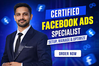 setup and manage facebook ads, conversion with fb pixel and meta ads campaign