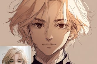 draw anime or manga character design