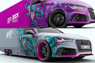 professional vehicle wrap design, car wrap