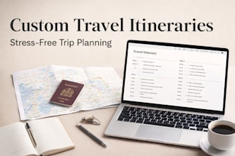 create a custom travel itinerary for your trip