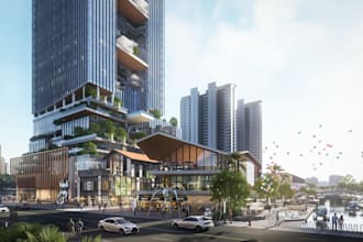 create modern 3d exterior and interior visualization