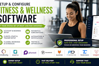 setup mindbody ovatu phorest trainerize glofox pt distinction truecoach vagaro