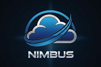 design a clean and modern nimbus logo for your brand
