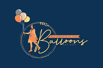 create attractive and imagination balloon logo design