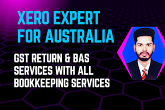 do xero bookkeeping, gst return and bas for australian businesses