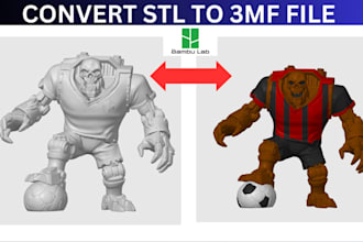draw and paint your model  for bambu lab multicolor printing