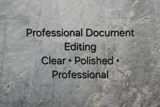 edit and rewrite your documents for clarity