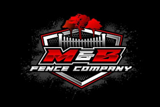 create creative and good looking fence logo design