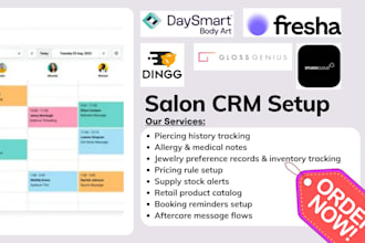setup daysmart body art studiocloud tattoo pro studio glossgenius dingg fresha