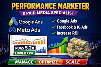 manage google and meta ads as a performance marketer