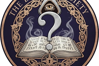 design a dark, mysterious, and eye catching mystery logo