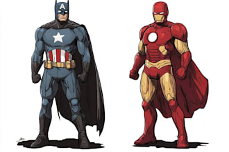 write a superhero comic book