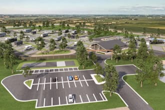 3d resort site design, site plan rendering, landscape arial view, fitness center