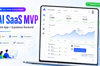 build an ai saas mvp using supabase as a backend