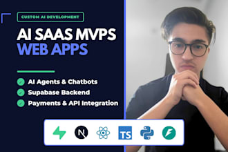 develop ai saas mvps and ai web apps using supabase
