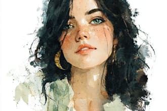 draw a watercolor illustration