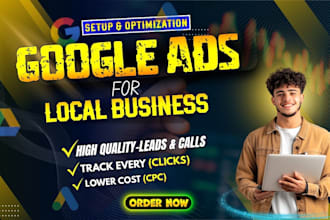 setup google search ads for local business with strong tracking