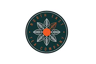 design modern tea company logo