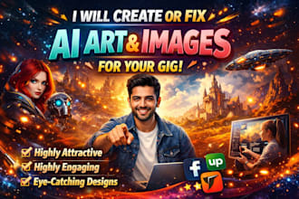 create or fix ai art and generated images