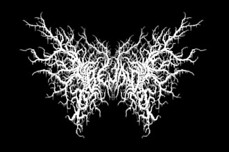 design a slamming brutal death metal logo