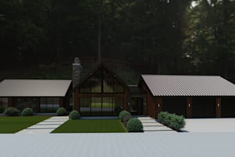 model and render on archicad and sketchup