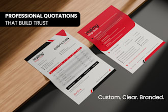 design professional invoice, letterhead, business documents