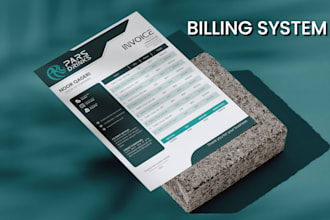 design professional invoice and billing identity systems
