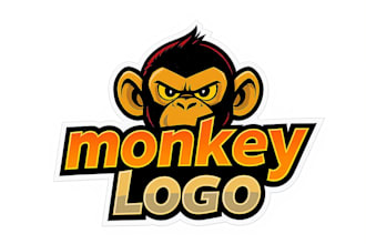 create a professional monkey logo design